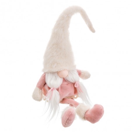 Babbo natale gambe ragazza rosa 17 x 12 x 50 cm
