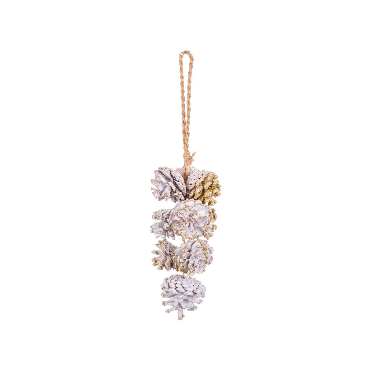 Pendente 10 neve ananas 35 cm