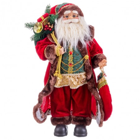 Babbo natale in tessuto 60 cm