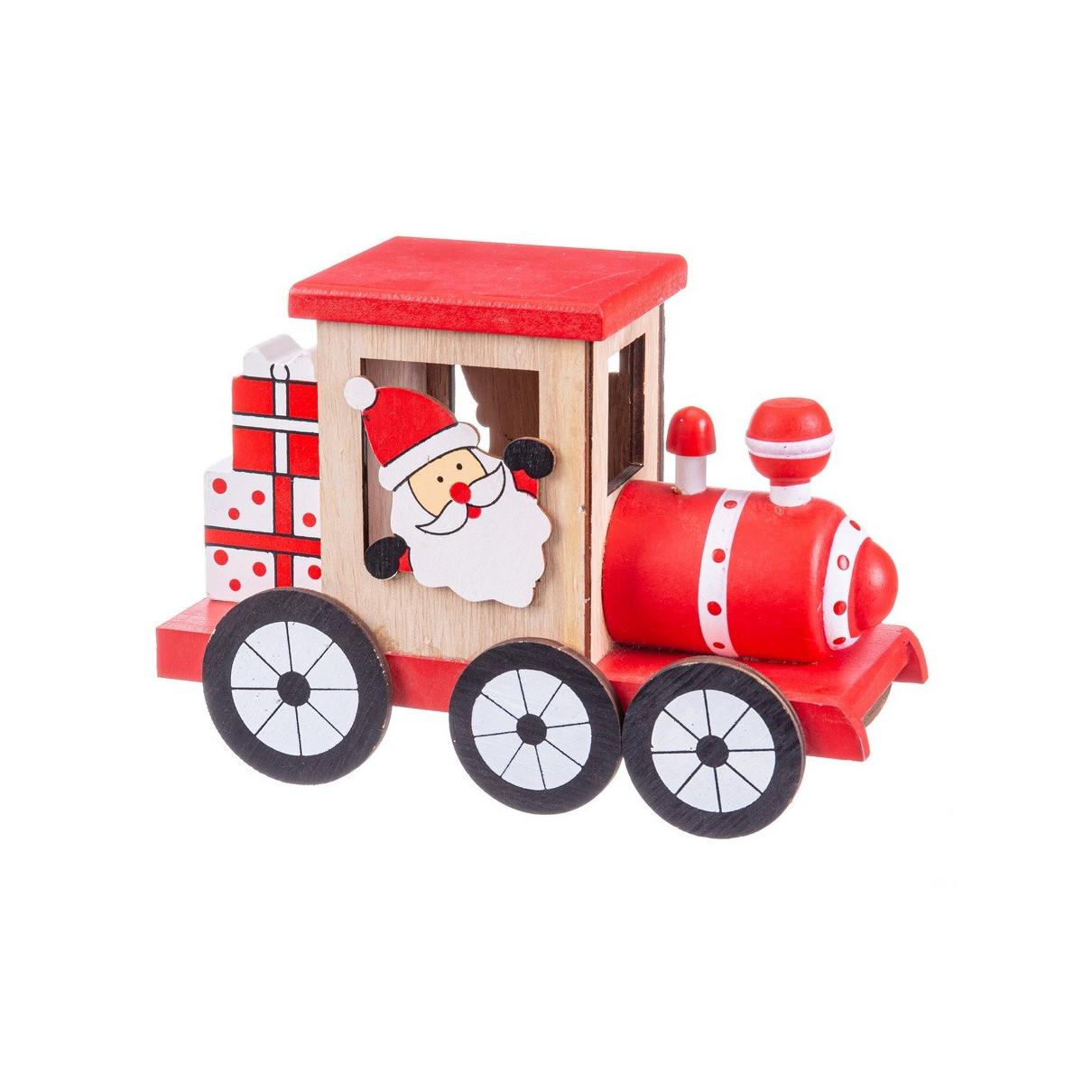 Treno babbo natale legno 19 x 8 x 13 50 cm