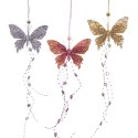 Pendente farfalle con stelle 3 c 45 x 12 cm
