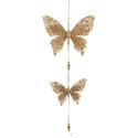 Ciondolo 2 farfalle oro 50 x 18 cm