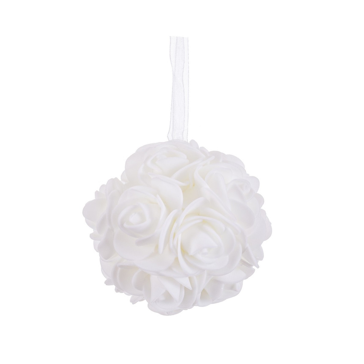 Sfera rose bianche 8 x 8 x 8 cm