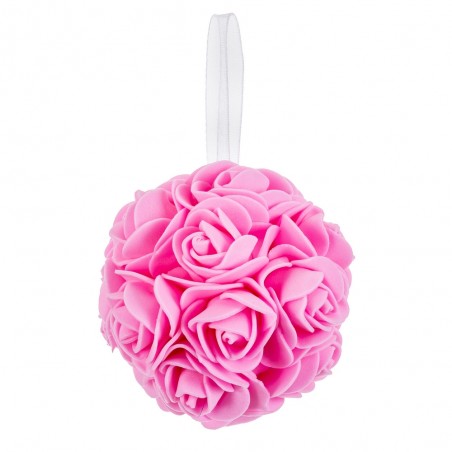 Sfera Rose Rosa 8 X 8 X 8 Cm