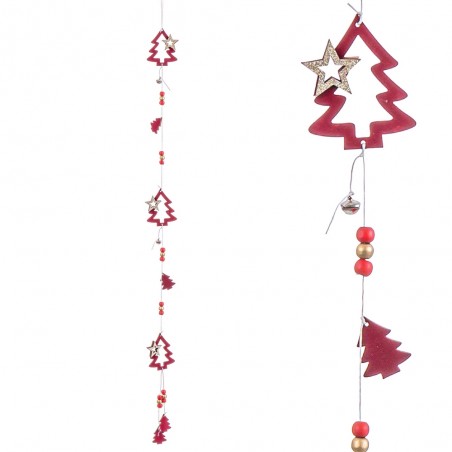 Ghirlanda alberi legno 6 x 90 cm