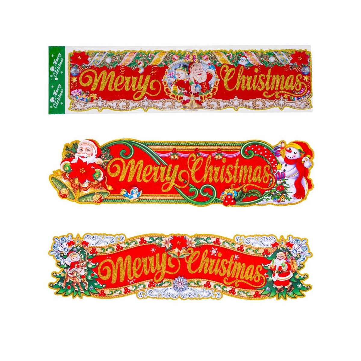 Pendente carta buon natale 3 m 74 x 19 cm