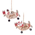 Pendente piano legno 2 m 11 x 9 cm