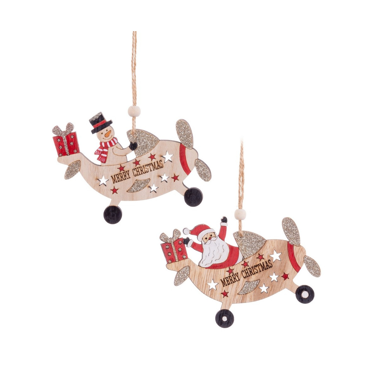 Pendente piano legno 2 m 11 x 9 cm