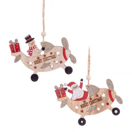 Pendente piano legno 2 m 11 x 9 cm