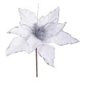 Poinsettia tessuto bianco 31 x 36 cm