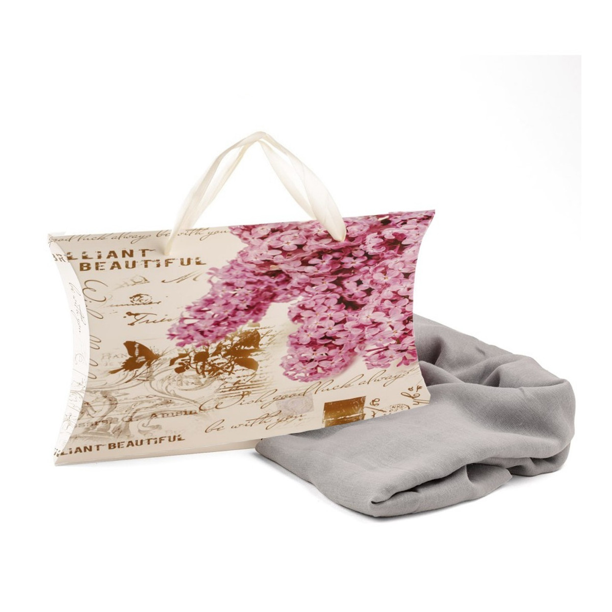 Foulard grigio donna
