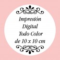 Fiaschetta per Matrimonio Personalizzata a Colori con Testo Personalizzato