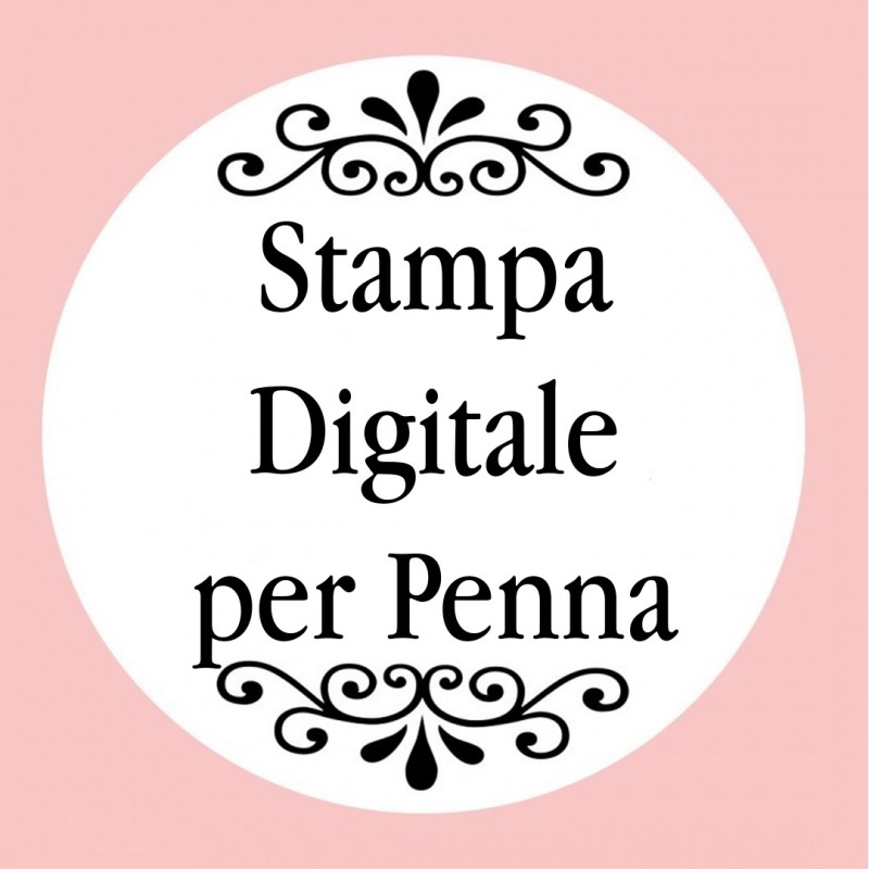 Personalizzazione con stampa digitale con testo, foto o logo a colori per penne