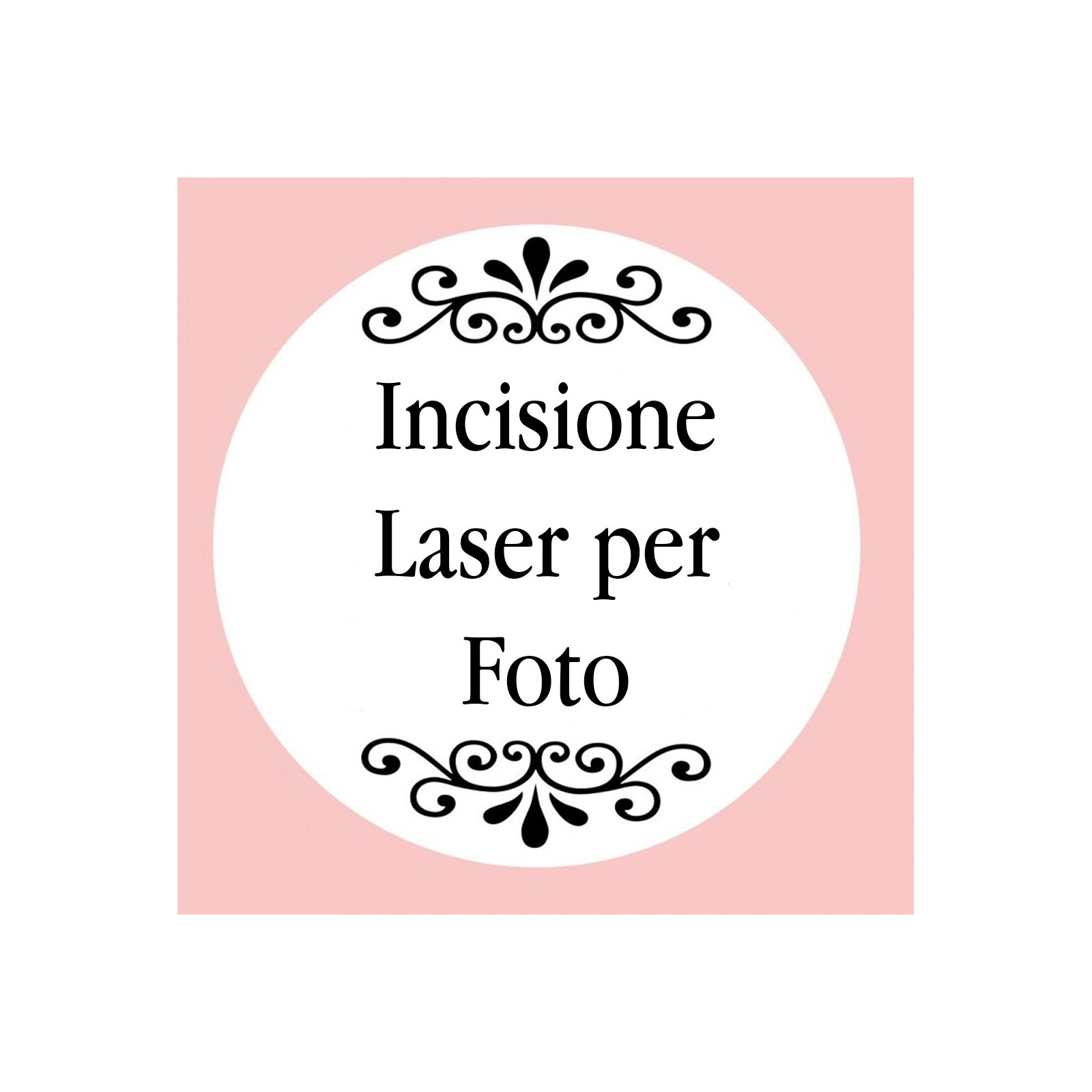 Personalizzazione con incisione laser per foto