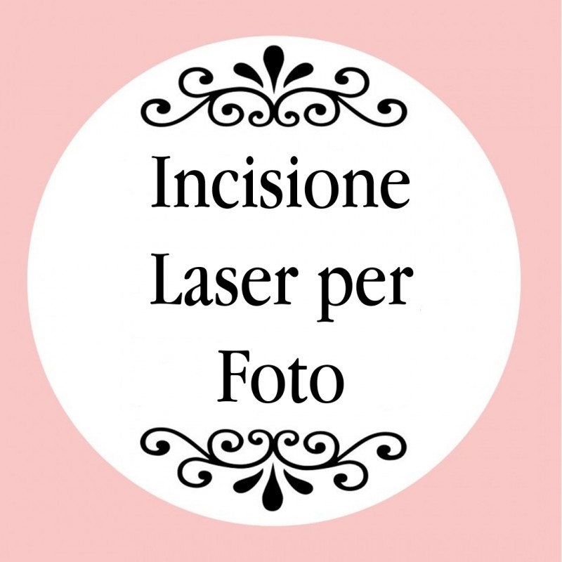 Personalizzazione con incisione laser per foto