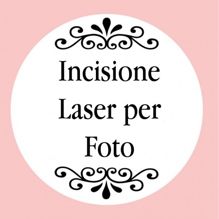 Personalizzazione con incisione laser per foto