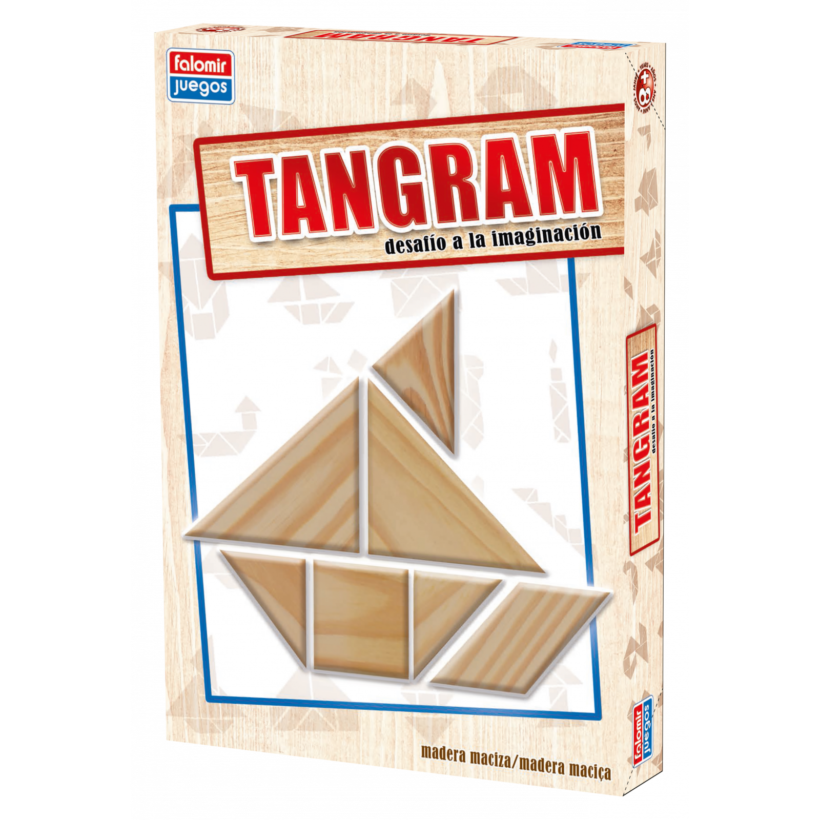 Gioco tangram in legno