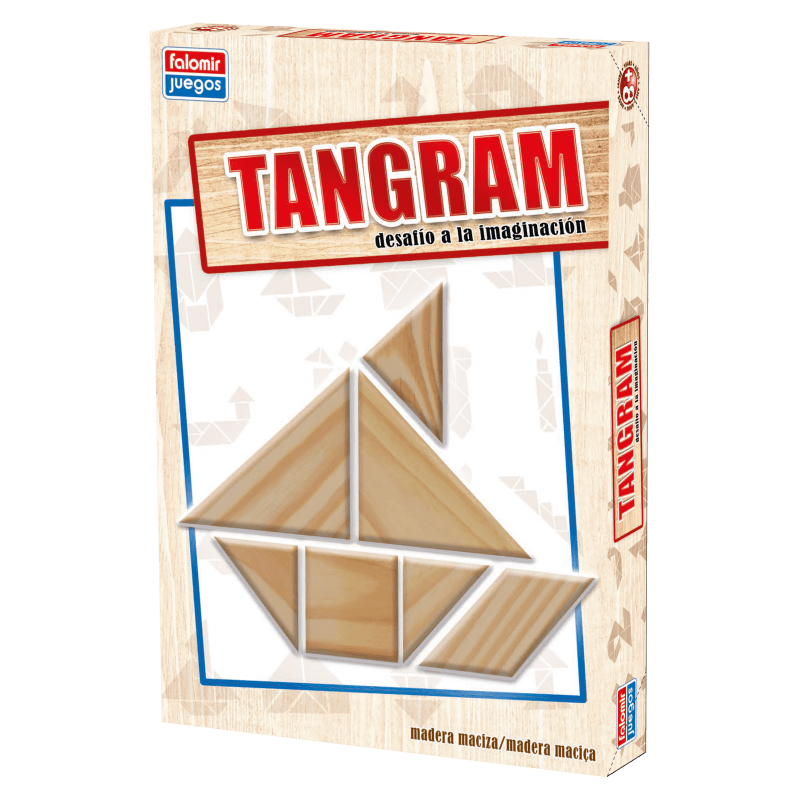 Gioco tangram in legno