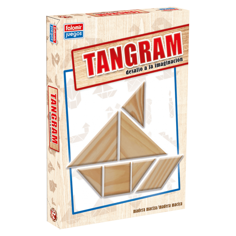 Jeujura Tangram In Legno - Gioco Educativo Con Scatola Serigrafata - Prodotto In Francia, Dai 3 Anni - 4