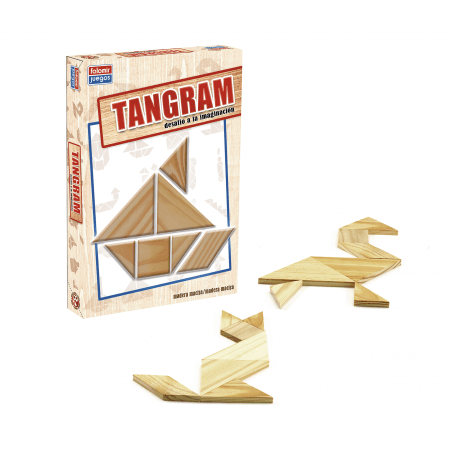 Gioco tangram in legno