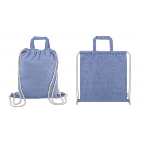 Borsa zaino in cotone riciclato Agra