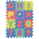 Puzzle in Gomma EVA con Lettere e Numeri Giocattolo Educativo per Bambini