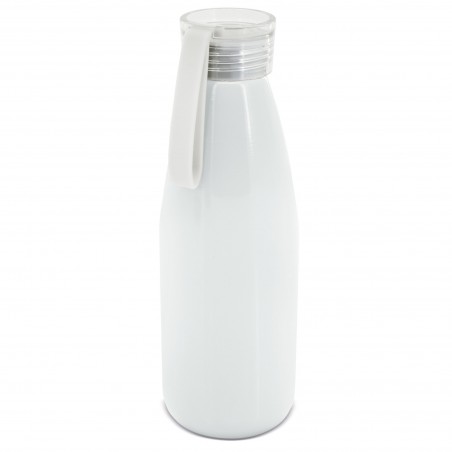 Bottiglia in alluminio con coperchio in silicone a sublimazione