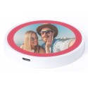 Caricabatterie wireless personalizzato con foto a colori