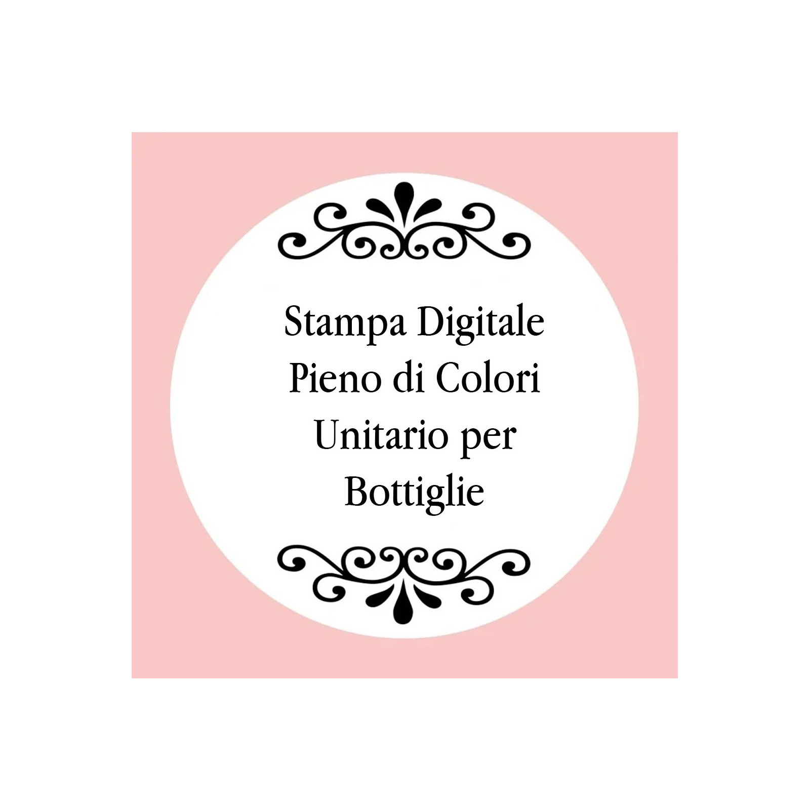 Stampa digitale a colori unitaria per bottiglie personalizzate
