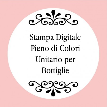 Stampa digitale unitaria a colori per bottiglie