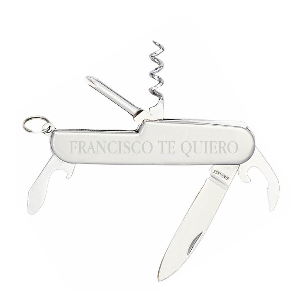Coltello personalizzato con nome e frase incisi al laser