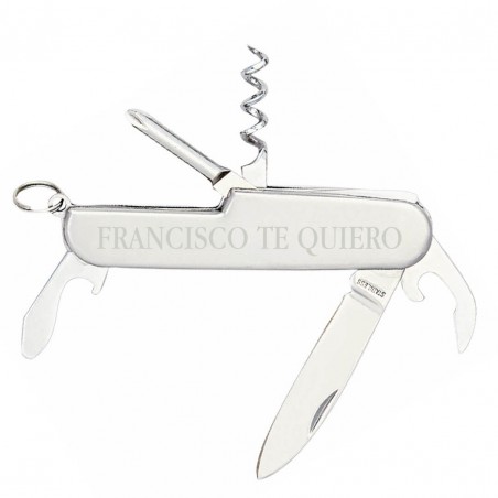 Coltello personalizzato con nome e frase laser