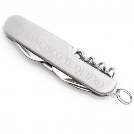 Coltello personalizzato con nome e frase incisi al laser