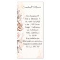 Invito di matrimonio fiori personalizzato con testo