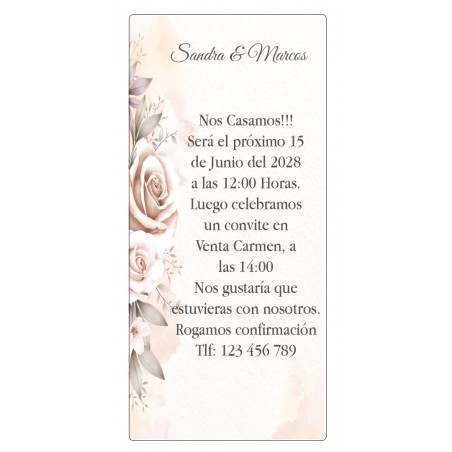 segnaposto matrimonio