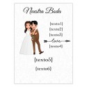 Adesivo personalizzato per matrimonio con nome degli invitati