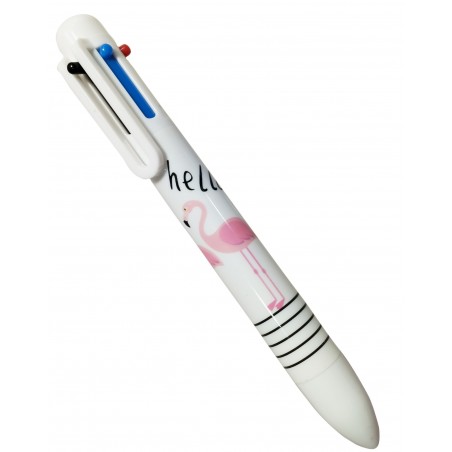Penna multicolore con design di unicorni e fenicotteri Un dettaglio originale per qualsiasi evento