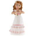 Figura torta ragazza comunione betty con le mani del cuore