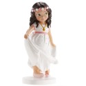 Figura di torta bambina comunione ballando