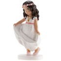 Figura di torta bambina comunione ballando