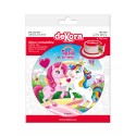 Disco commestibile per torta di unicorno