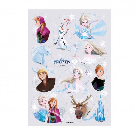 Decorazione commestibile ritagliabile per torte e cupcake frozen ii