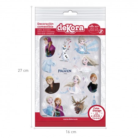 Decorazione commestibile ritagliabile per torte e cupcake frozen ii