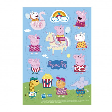 Decorazione commestibile ritagliata per torte e cupcake peppa pig