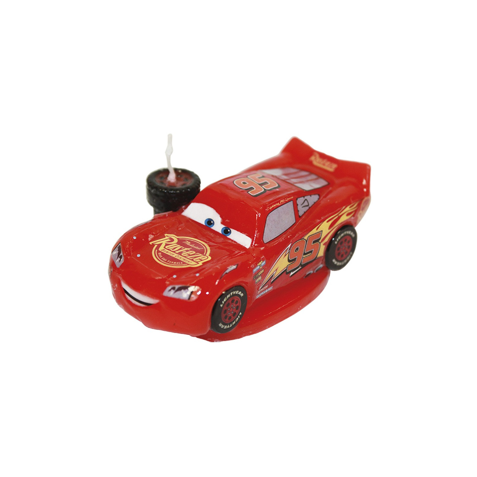 Candela per torta design cars