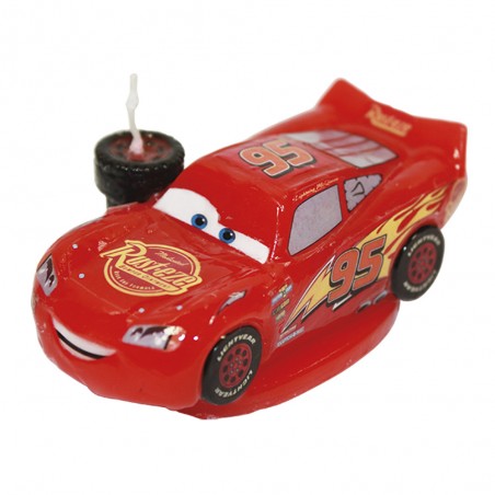 Candela per torta design cars