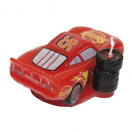 Candela per torta design cars