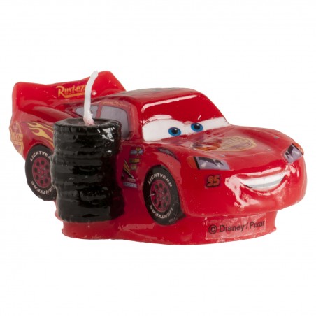 Candela per torta design cars