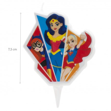 Candela di compleanno supereroine