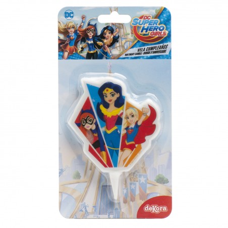 Candela di compleanno supereroine